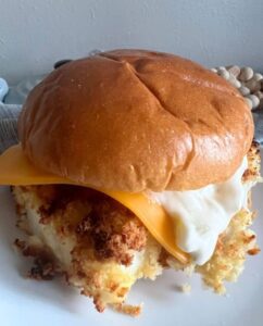 Enjoy a homemade version of the classic McDonald's Filet-o-Fish Sandwich! Crispy fish fillets, tangy tartar sauce, and soft buns make this