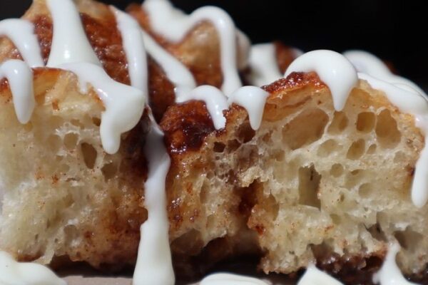 Discover how to cook a delightful Cinnamon Roll Focaccia with a sweet cinnamon filling and creamy glaze. Perfect for breakfast or any sweet craving!"