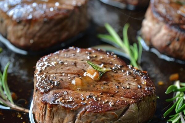 Discover the secret to perfectly juicy Cast Iron Pan-Seared Steak with this easy, oven-finished recipe that guarantees restaurant-quality results at home!